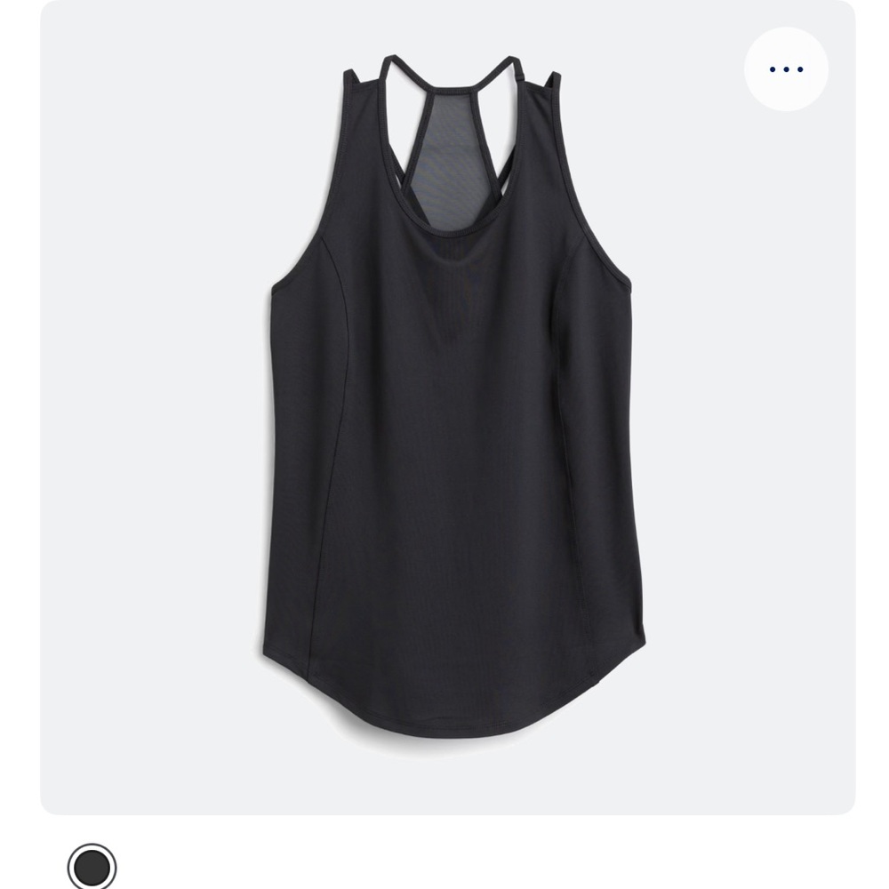 Plus size mesh performance tank